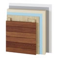 Close-up view of the cross-section of the wall. All layers. Clipping path included.