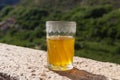 close up view of a Cup of Moroccan mint Tea Royalty Free Stock Photo