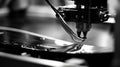 Close-Up View of a 3D Printer in Action Creating a Custom High-Quality Print