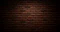 Intriguing Brick Wall Under Spot Lighting Royalty Free Stock Photo