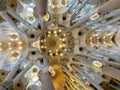 Close-up view of decoration of Sagrada Familia