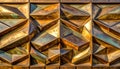 Textured Geometric Metal Wall Panel Royalty Free Stock Photo