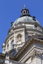 Dome of Saint Stephen`s Basilica in Budapest, Hungary Royalty Free Stock Photo