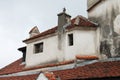 Close up view of Bran Dracula Castle in Transylvania Royalty Free Stock Photo