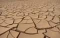 Dry cracked earth