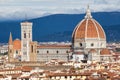 Close up view of Duomo in Florence, Italy Royalty Free Stock Photo