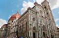 Close up view of Duomo Santa Maria Del Fiore in Florence, Tuscan Royalty Free Stock Photo