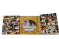 Close-up view of DVD inside Oprah Winfrey 20th anniversary box collection.