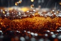 Effervescent Soda Bubbles with Refreshing Carbonation for Beverage Design Generative AI Royalty Free Stock Photo