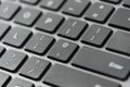 Close up view of email icon on a computer keyboard keys