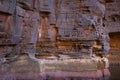 Close up view of erosion in the walls of the canyon of the King George River - Northern Kimberley..A very wild and remote place