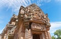 Close up of the gate in Prasat Phanomrung which is the ancient Khmer-style temple complex in Buriram, Thailand