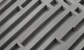 close-up view geometric pattern composed intersecting diagonal lines, creating sense depth and complexity. Royalty Free Stock Photo