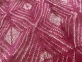 A close-up view of a geometric Shibori pattern Royalty Free Stock Photo
