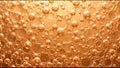 Close-up View of Golden Bubbles in Liquid generated Royalty Free Stock Photo