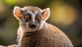 Close up view of a Gray mouse lemur Microcebus murinus