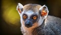 Close up view of a Gray mouse lemur Microcebus murinus Royalty Free Stock Photo