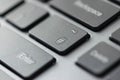 Close up view of hashtag icon on a computer keyboard keys Royalty Free Stock Photo