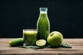 Fresh food and detox drink Royalty Free Stock Photo