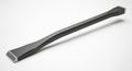 Close up view of a heavy duty metal cold chisel tool for construction and craftsmanship isolated on white background Royalty Free Stock Photo