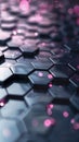 Close-Up View of Hexagonal Tile Royalty Free Stock Photo