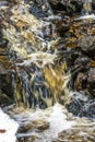 A close-up of the water pressure from Horseshoe Falls Royalty Free Stock Photo