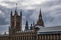 Close up view of Houses of Parliament and Big Ben. Royalty Free Stock Photo