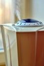 Close-up view of the humidifier working in the room Royalty Free Stock Photo