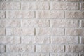 Close up view of imitation bricks wall in Royalty Free Stock Photo