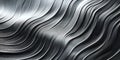 Close-Up View of Intricate Linear Patterns on Brushed Metallic Surface