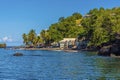 A close up view from a jetty along the beach at Barrouallie, Saint Vincent