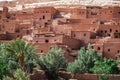 Close-up view of Ksar Ait Benhaddou, Ouarzazate, Morocco.