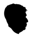 Man face. Vector drawing icon