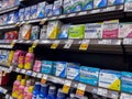 Seattle, WA USA - circa May 2022: Close up view of medicine for sale inside a QFC grocery store