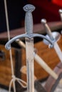 Medieval sword detail