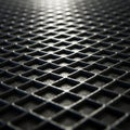 A close-up view of a metallic grid pattern. The grid is composed of evenly spaced Royalty Free Stock Photo