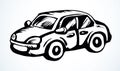 Toy Car. Vector drawing icon Royalty Free Stock Photo