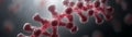 Close-up view of a molecular structure showcasing intricate details and vibrant colors, perfect for scientific and educational