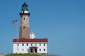 Montauk Point lighthouse at Long Island, New York