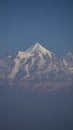 Close up view of Nanda Devi summit and glacier Royalty Free Stock Photo
