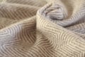 Close up view of natural nepalese cashmere fabric.