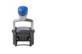 Close up view of office stamp isolated on white background Royalty Free Stock Photo