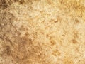 Close-up view of an old antique drumhead surface. Natural leather texture background from musical instrument. Royalty Free Stock Photo