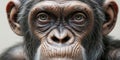 A Close Up View Of An Old Chimpanzees Face Royalty Free Stock Photo