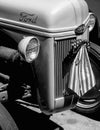 Close Up View of an Old Ford Tractor