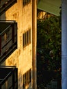 Close-up View of Old rundown towerblocks in Vietnam