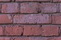 Old shabby red brick wall Royalty Free Stock Photo