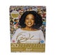 Close-up view of Oprah Winfrey 20th anniversary DVD box collection isolated on white background. Royalty Free Stock Photo
