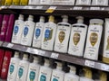 Seattle, WA USA - circa May 2022: Close up view of Pantene hair care products for sale inside a Fred Meyer grocery store