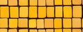 Golden Yellow Brick Pavement Texture Background AI generated. Royalty Free Stock Photo